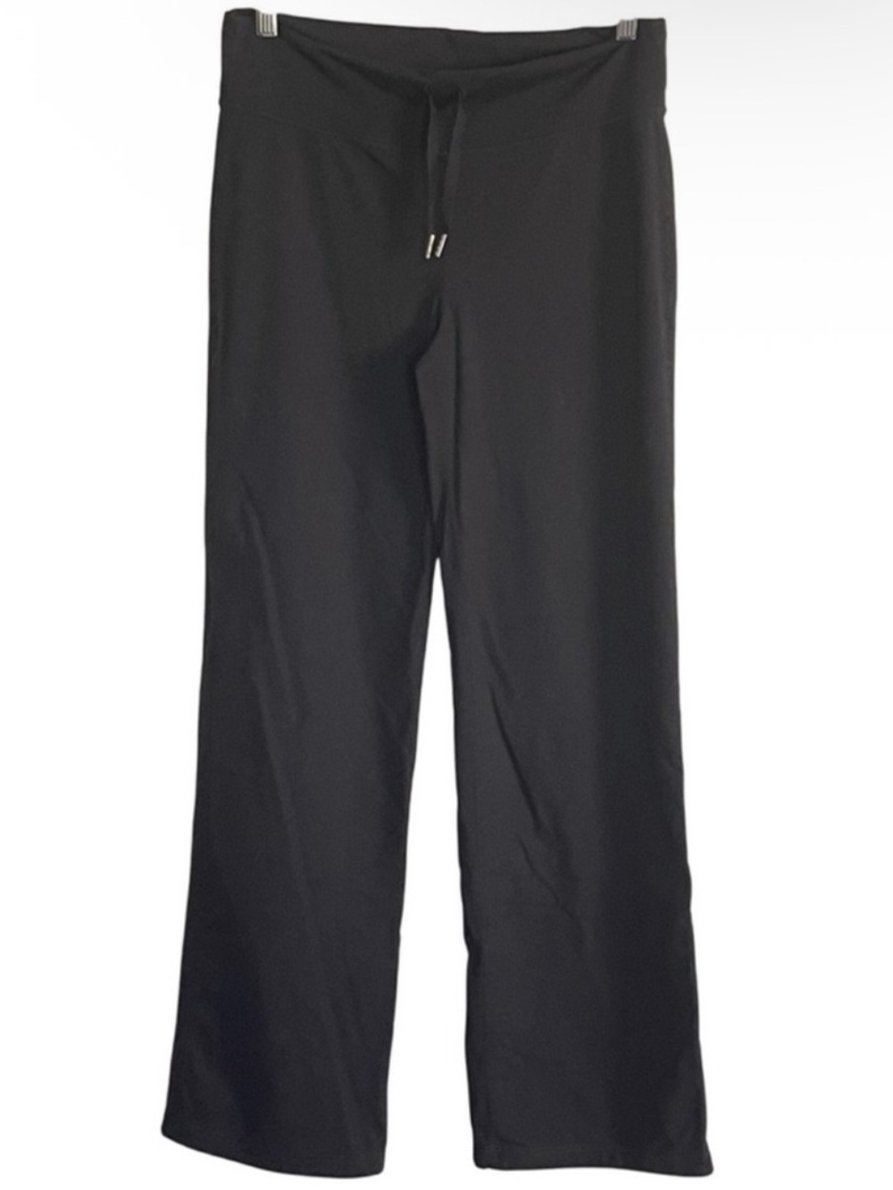lululemon athletica Black Wide-Leg Drawstring Pants - Picture 1 of 6